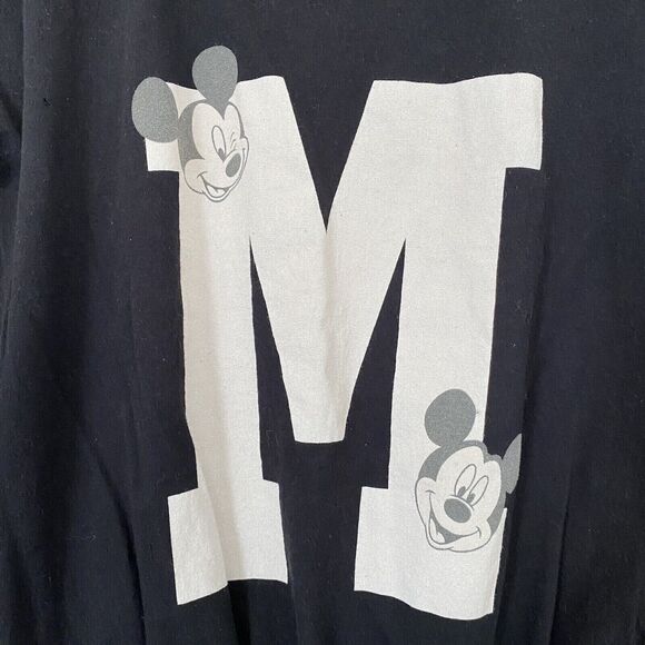 Winking Mickey Smile Logo Graphic Elastic Waist Tshirt Size Large Made In Turkey - Picture 3 of 7